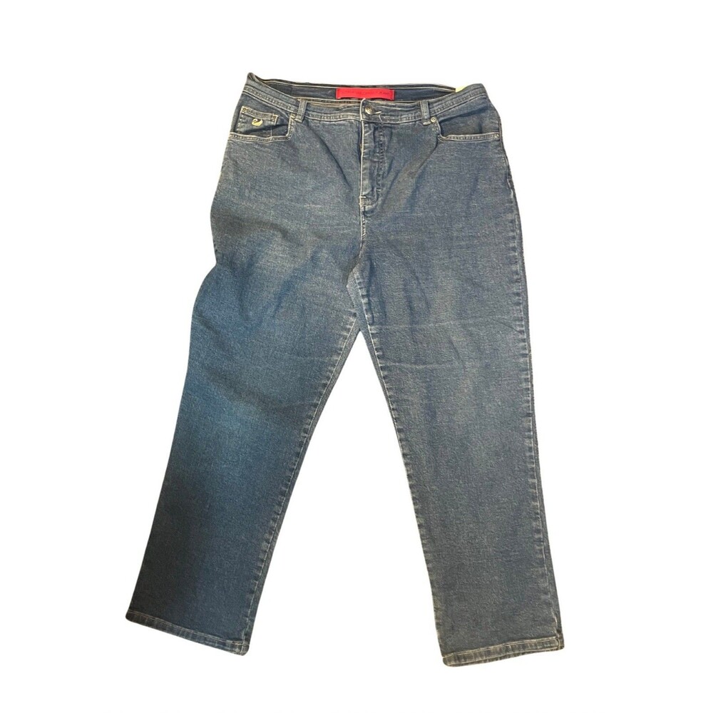 Gloria Vanderbilt Women's Jeans Capri Size 12 Petite Blue Jean Denim